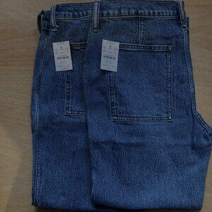 NWT PAIR of J. Crew Womens Utility Cropped Ankle Stretch Patch Pocket